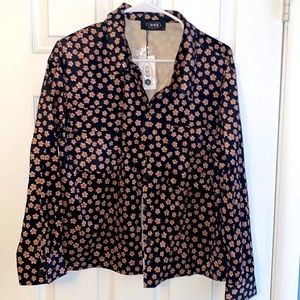 New Cider Floral Button Down